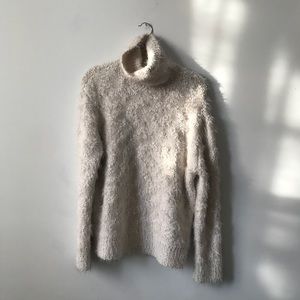 Fuzzy Zara Turtleneck Sweater
